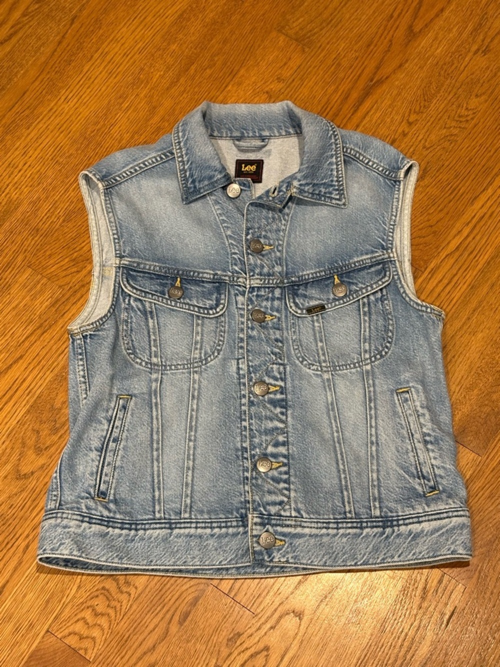 Vintage Lee Denim Trucker Vest